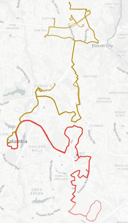 Current 405, 406 Proposed 402 Plan Response Ellicott City to Snowden