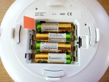 Open the lid to the battery box beneath the dispenser and activate the dispenser by removing the battery isolating strip.