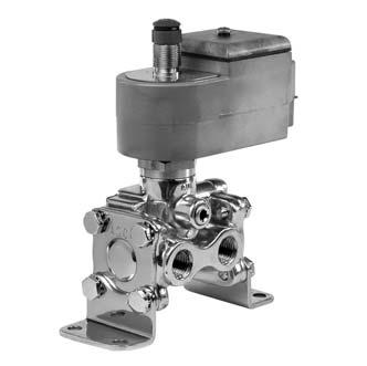 4 Air and Inert Gas Intrinsically Safe Valves Brass, Aluminum, or Stainless Steel Bodies /4" to " NPT / 3/ 4/ 5/ 5/3 Features Intrinsically safe solenoid enclosures to provide corrosion resistance in