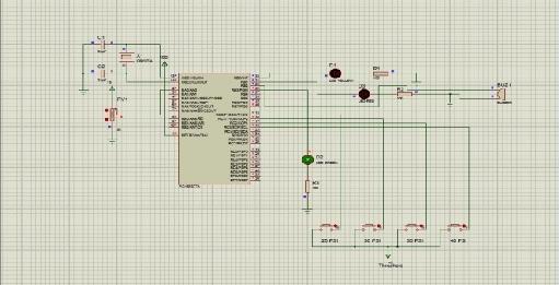 The simulation of my proposed idea was done in proteus software. Fig A shows the circuit diagram of my prototype.