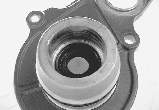Replace the bearing if there is anything unusual.