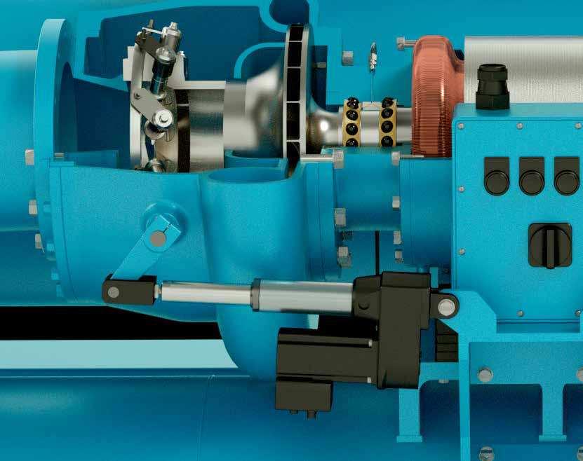 Actuator solutions Control costs and refrigerant flow By optimizing the positioning control of inlet and diffuser vanes, SKF actuators are increasing chiller performance and operational efficiency