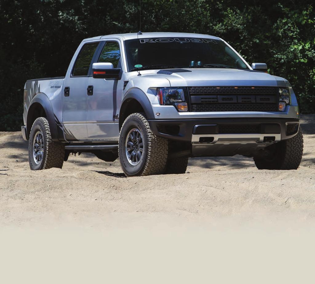 OFF-ROAD PACKAGES PERFORMANCE PACS ROUSH Performance Pacs for 2012-2017 F-150s are available in two levels for 5.0L V8 and 3.5L EcoBoost and non-ecoboost engine options.