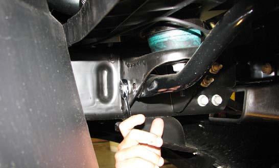 NOTE: Vehicles equipped with one (1) ambient air temp sensor, mount to lower LTR bracket closest to sensor. 69.