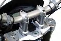 The instrument holder is already prepared for the mounting of the optional instrumentalisation: motorbike computer IMO 50 (page 1022) and the roadbook holder RB-TT (starting from page 1016).