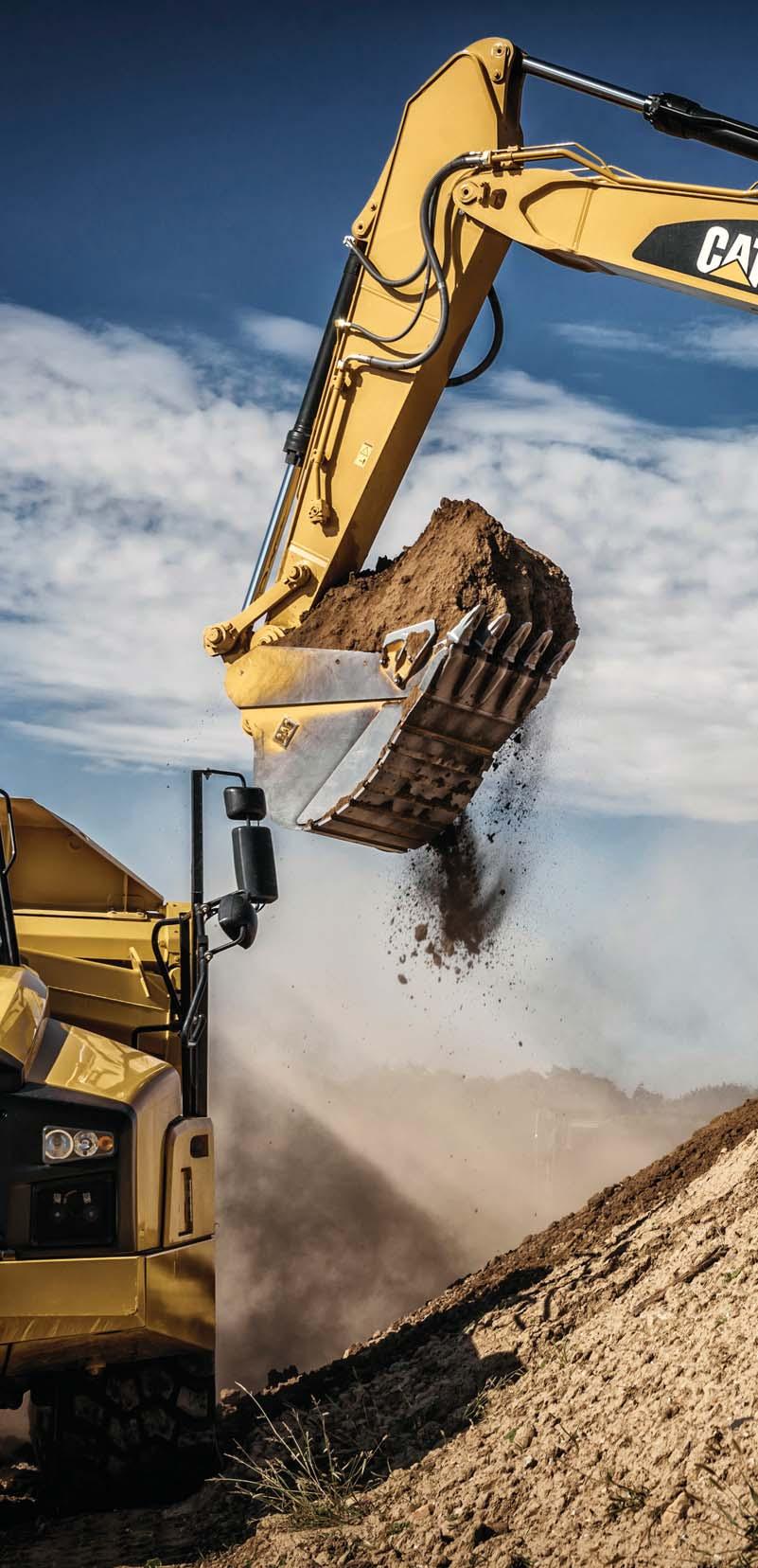 Introduction If you are looking for a large machine to do more work with less fuel, look no further than the new 336E H, the industry s first hydraulic hybrid excavator.