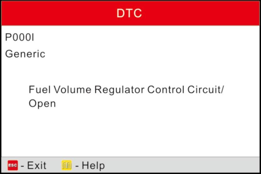 definition of the DTC, as indicated in figure 7-3: Press [ Figure 7-3 ] to return to the previous screen. 7.3 Abbreviation In Figure 7-1, select [Abbreviation] and press [ list.
