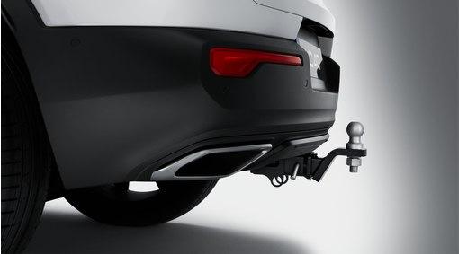 Tow bar Trailer hitch A towing device especially developed for the North American market. It is easy to remove the ball section by removing a pin. Each Volvo tow bar has been designed for your Volvo.