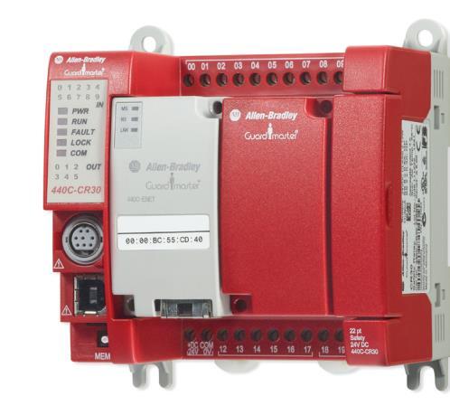 Integration Guide for Rockwell 440C-CR30 Rockwell 440C-CR30 Part Number: 440C-CR30-22BBB Functional Safety Rating: Cat 4, PL e Software configured