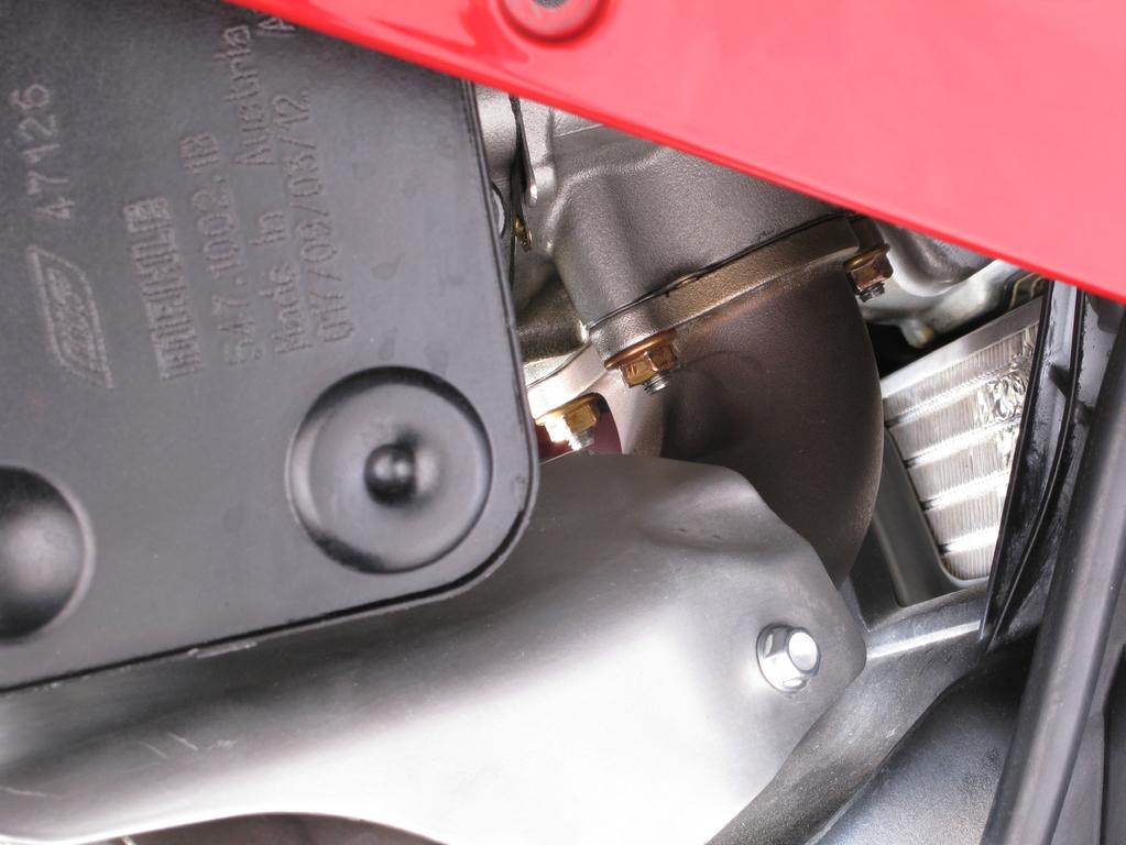carefully remove both header pipes