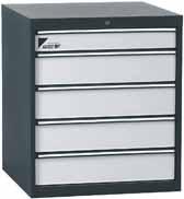 DRAWER CABINETS SERIES 55 T Diversity of design options offers wide range of possibilities, optionally 5-12 drawers T For clearly arranged and