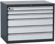 0 56050-56090 DRAWER CABINET H 1000 T With full extension T Load capacity 100 kg per drawer T Drawer size inside 918 x 459 mm T Dimensions: H 1000 x W 1000 x D 535 mm Code No. Ill.