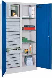 52600 SYSTEM LOCKER T With central divider, safe deposit box