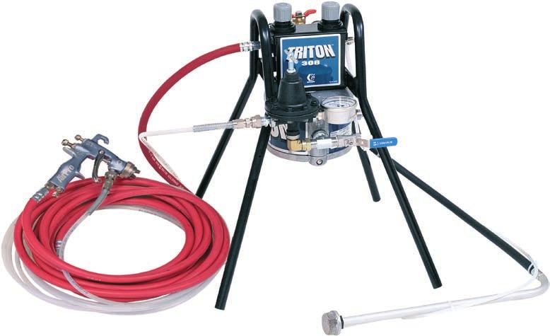 finishing market Superior Spray Finishing Package! Available with AirPro Spray Guns and PRO Xs Electrostatic Spray Guns TRITON Packages Available with General Metal, Wood or Waterborne AirPro Guns.