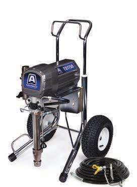 AIRLESS/TEXTURE SPRAYERS FOR INDUSTRIAL USE Choose this airless/texture sprayer for handling a high volume of contract work, pumping extremely heavy materials.