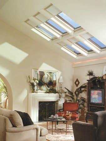 VELUX Blinds effective light control VELUX has a choice of blinds that provide different levels of light control.