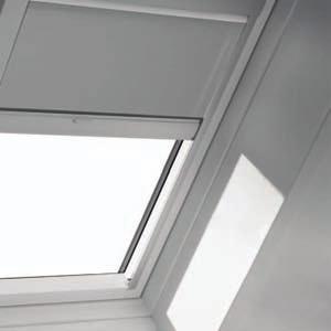 Blind can be stopped at any position on the window. Reduce light by approx 100%. Available in white only.