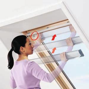 Reduce light by up to 85%. The new innovative VELUX system makes installing our blinds a snap!