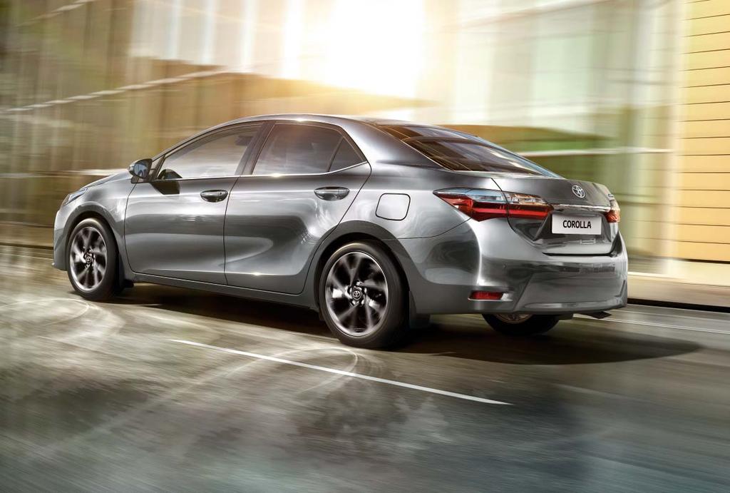 DRIVE Model shown: Corolla Lounge Combining cutting-edge engine technology with an even more rewarding drive means the Corolla strikes the perfect balance between efficiency, entertainment and peace