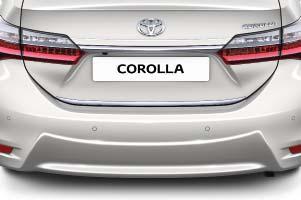 an extra dimension of individuality to the Corolla experience. ACCESSORIES 1.