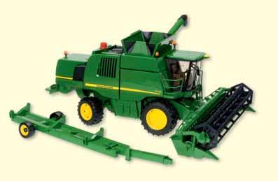 The combine harvester has many functions like the original, eg.