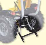 Comes with three gears, pneumatic tractor tyres, lifting