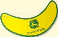 MCH000002200 6 Paper Pennants With green John Deere