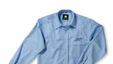 S MCO413081183 M MCO413081184 L MCO413081185 XL MCO413081186 XXL MCO413081187 2 Shirt Manager Business shirt with John Deere signature embroidered discretely above pocket.