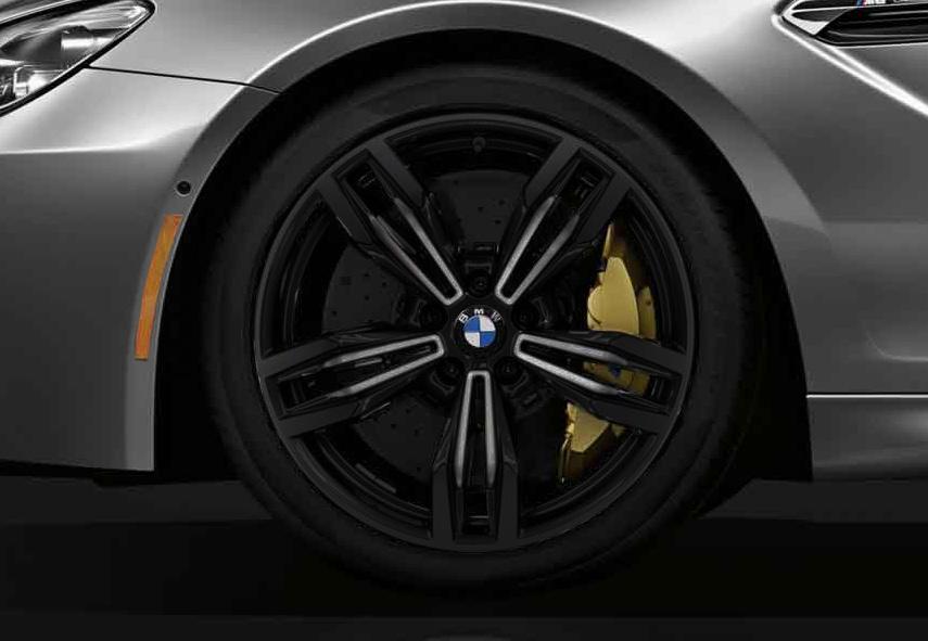 M6 Black Double Spoke forged light alloy wheels (Style 433M) 20 x 9.5 front, 20 x 10.