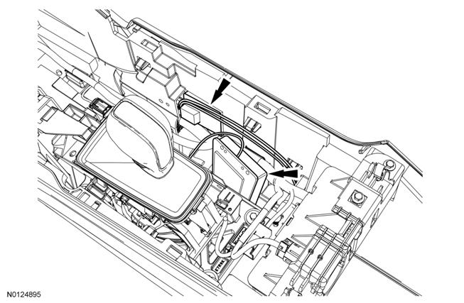 2013 Explorer 4 11. Remove the steering column opening trim panel. Remove the 2 steering column opening trim panel screws.