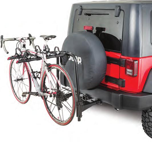 VersaHitch Bike Rack > Optimized for Wrangler, offers unprecedented rigidity and stability > Haul your bikes using the two VersaHitch 1.