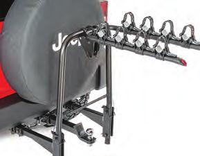straps are bike-friendly > Unloaded rack folds to allow tailgate access > Holds up to 4 bikes, up to 140 lbs total > Quadratec Limited 3 Year Limited Warranty VersaHitch Bike Rack #92034.3000 $199.