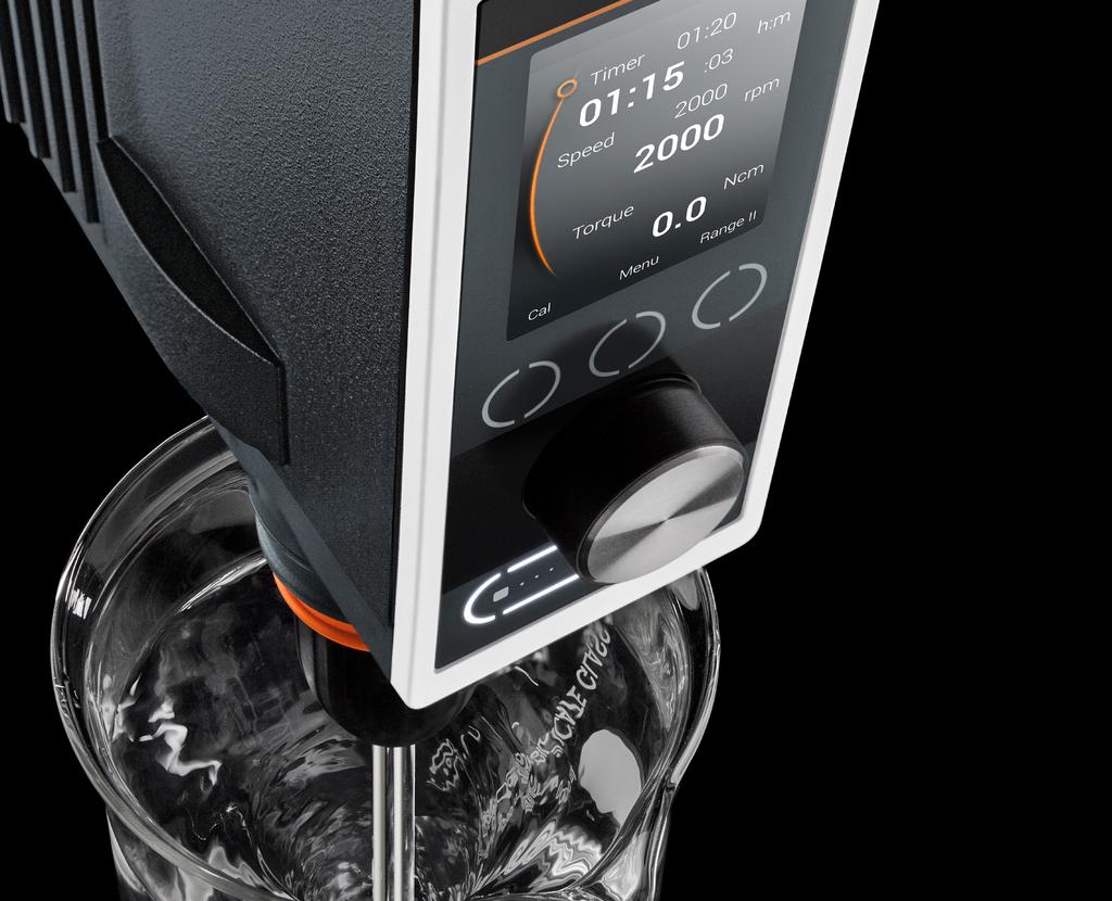 Leading Safety Standards The electronic stirrers feature individual setting of the start, which prevents spills and splashing media.