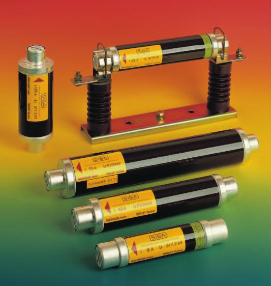 HHD High Voltage Fuses German DIN Standard For Air & Gas Insulated Switchgear Indoor and Outdoor Application The striker pin system is connected by means of a high resistance parallel conductor.