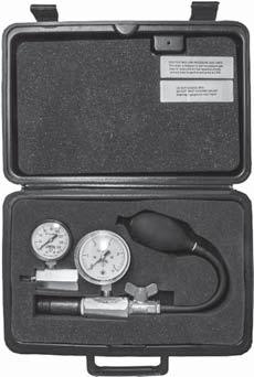 Low Pressure Gas and Water Test Kit PGWT 2 1 Description & Features: Low and high pressure gauge kit in a protective plastic blow molded case Re-zero with external recalibration screw Plastic blow