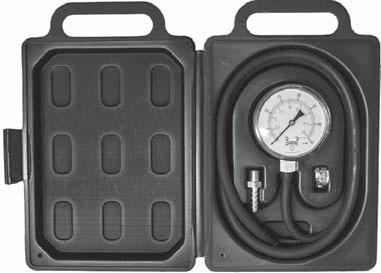 Low Pressure Test Kit PLT Description & Features: Low pressure gauge built into protective case for ease in use and durability Sensitive diaphragm gauge available in 3 pressure ranges Re-zero with