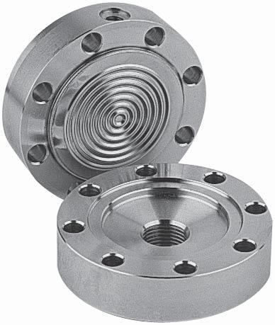 #70 NACE Diaphragm Seal (Monel ) D71 30 to 2,500 psi (207 to 17,250 kpa) Description & Features: Can be used on applications requiring a NACE compliant MR0175-2003 diaphragm seal ASME B40.