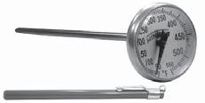 5 (63mm) and up ±1% accuracy Anti-parallax dial that reduces operator reading errors (3 (75mm)- 6 (150mm)) Recalibrator screw is standard on all dial sizes ASME B40.