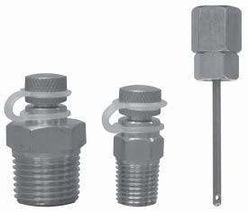 STP, STP-LF Test Plug, Lead Free Test Plug Description & Features: Facilitates quick pressure and temperature readings at recommended test points within process Test plugs are available in brass or