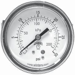 P9U 90 Series Panel Mounted Gauge Economy Description & Features: General purpose panel mounted gauge with 1.5 (40mm) to 3.