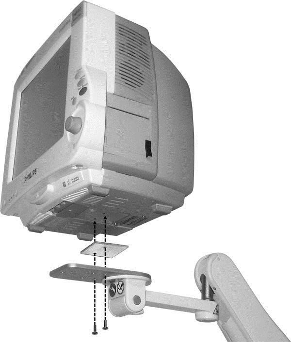 FHMS (below left). Mount the Device in accordance with Philips Table Top Mount instructions.