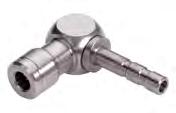 Plug connectors made of stainless steel and 1 seal 18 All-round fittings made of stainless steel Double plug 17 - Material stainless steel 1.4301/1.