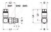 G for hose SW1 SW2 i L1 L2 D NW g/piece 1628-020300 G1/8 OD5 (5/3) 11 14 8 38 ca. 23,5 12,4 2,3 27 1628-020400 G1/8 OD6 (6/4) 11 14 8 38 ca. 23,5 12,9 3,3 25 1628-020500 G1/8 AD8 (8/5) 13 17 8 43 ca.