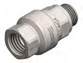 Accessories for the Eisele INOXLINE 68 Ideal supplement to the Eisele INOXLINE connections Non-return valve male thread, female thread - Input: Whitworth pipe thread