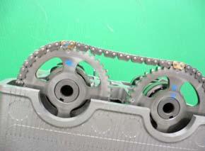 Camshaft (IN) CP Timing (Brass) Plate on Chain Crank Sprocket Marking for Chain
