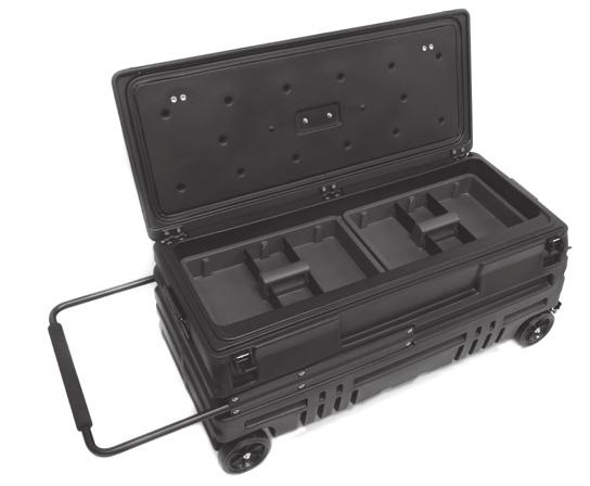 INTERIOR STORAGE DU-HA SQUAD BOX PORTABLE STORAGE CASE All-in-one: storage, tool box, and gun case Includes organizers / dividers / gun racks & two