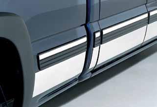 MOLDINGS Protect your rocker panels from rock chips and other