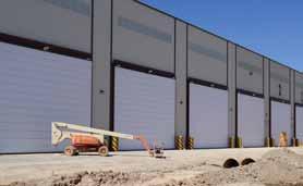 Our vertical lifting fabric doors are designed with patented safety arrestors that prevent a free-fall condition in the event of failed lifting mechanisms.