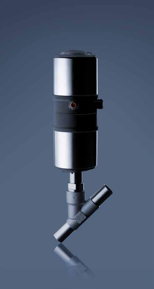 Valves, controllers and sensors from Bürkert in a consistent design Designed according to EHEDG guidelines for materials compatibility, smooth surfaces and external seals IP65/IP67 practice-oriented