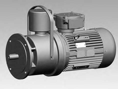 Special-Purpose Motors 40 Brake motors with attached brake II Our motors can be supplied with flameproof spring-loaded brakes in two variants. Attached as a flange version on the drive side (.